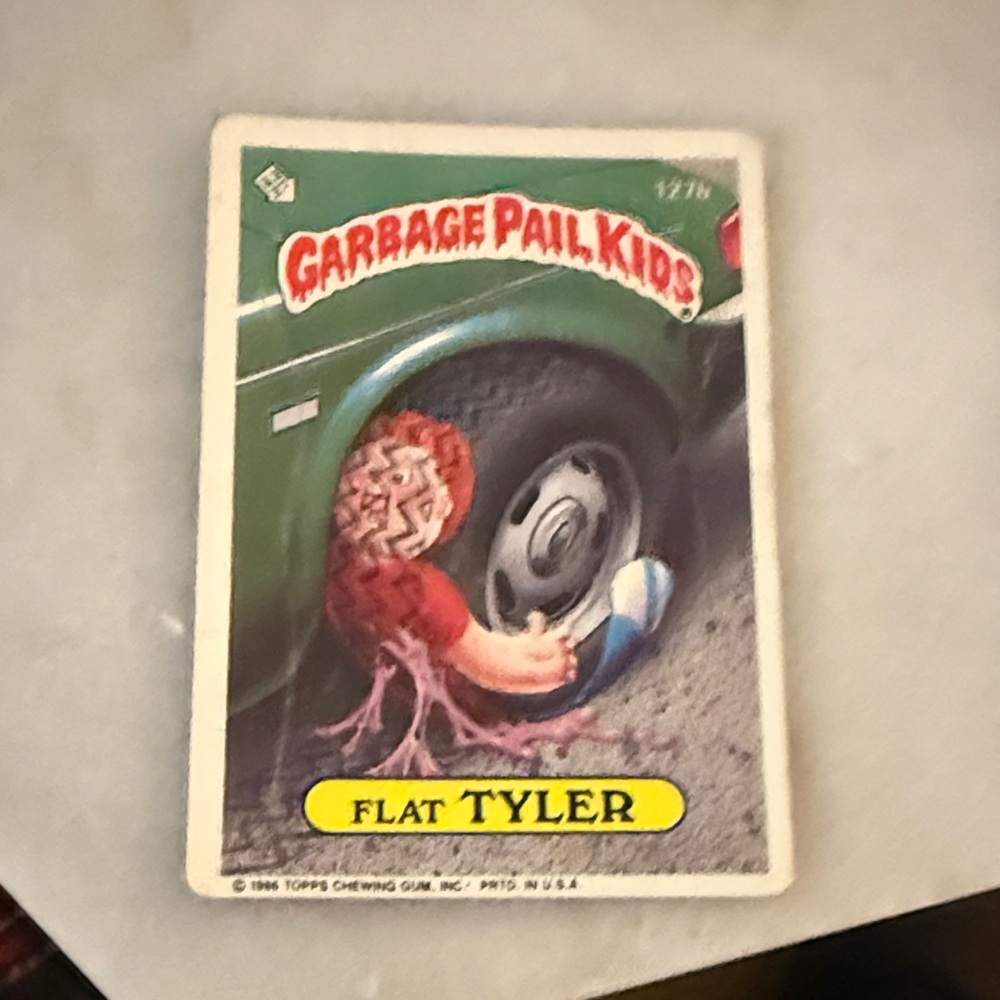 Garbage Pail Kids Flat Tyler Trading Card